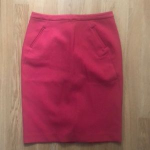 The LOFT Size 2, Pink/Rose colored Pencil Skirt
